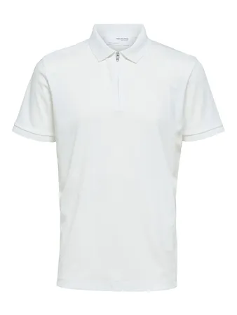 Slhfave Zip Ss Polo Noos