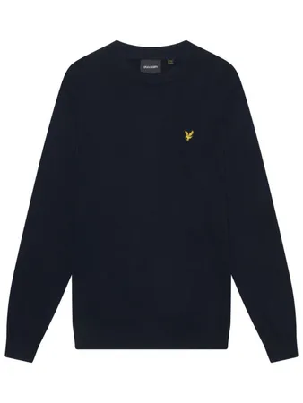 Cotton Merino Crew Neck Jumper