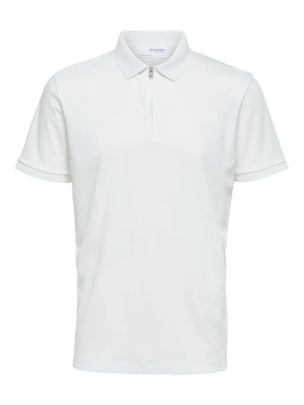 Slhfave Zip Ss Polo Noos