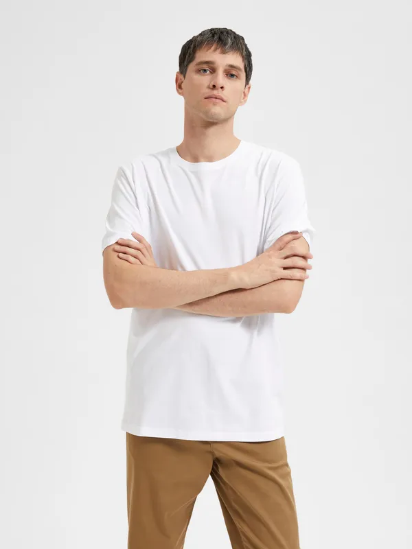 Slhaspen Ss O-neck Tee W Noos